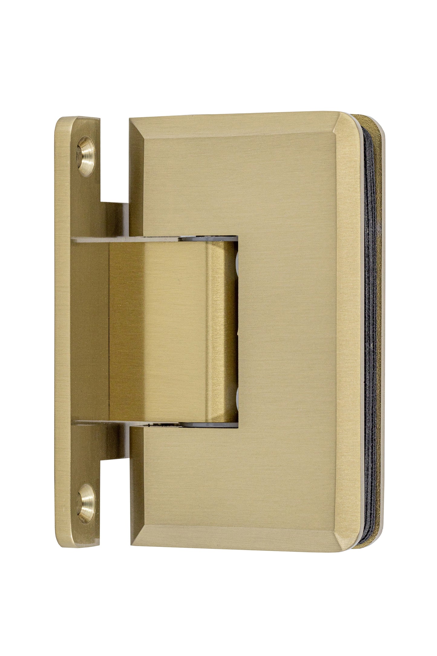 4120 - Heavy-Duty Adjustable Hinge with H-backplate, Beveled Edge (20 Pack)