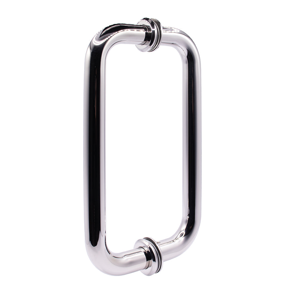 5800 - 8” BTB (Back-to-Back) C-Pull with Washers, Brass Fastener (30 Pack)