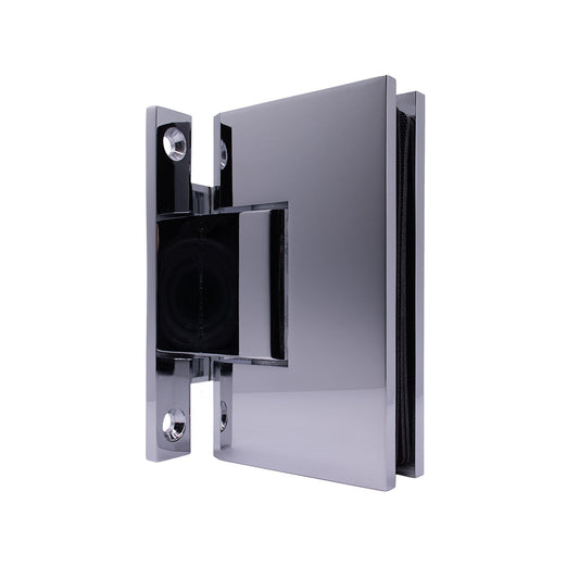 4110 - Heavy-Duty Adjustable Hinge with H-backplate, Straight Edge