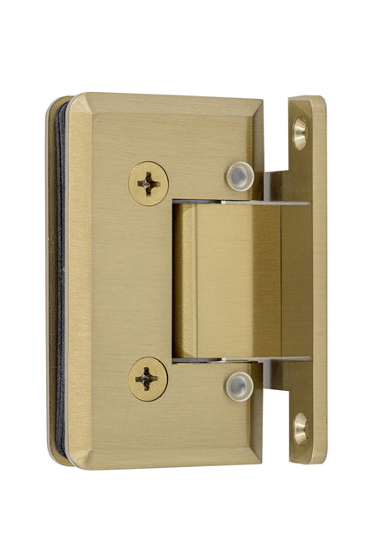 4120 - Heavy-Duty Adjustable Hinge with H-backplate, Beveled Edge (20 Pack)