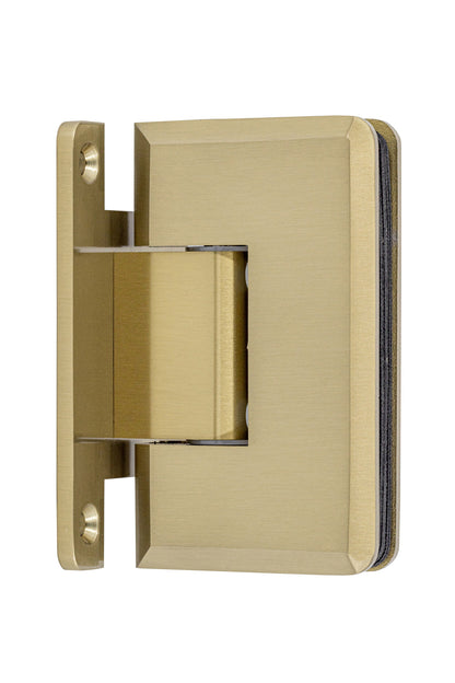 4120 - Heavy-Duty Adjustable Hinge with H-backplate, Beveled Edge (20 Pack)