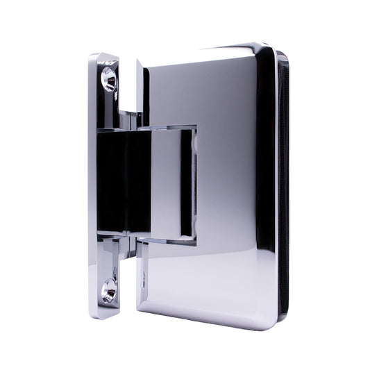 4120 - Heavy-Duty Adjustable Hinge with H-backplate, Beveled Edge