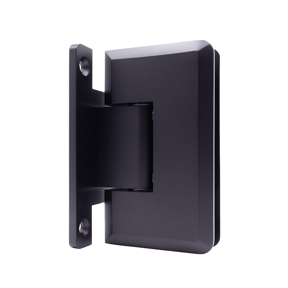 4120 - Heavy-Duty Adjustable Hinge with H-backplate, Beveled Edge