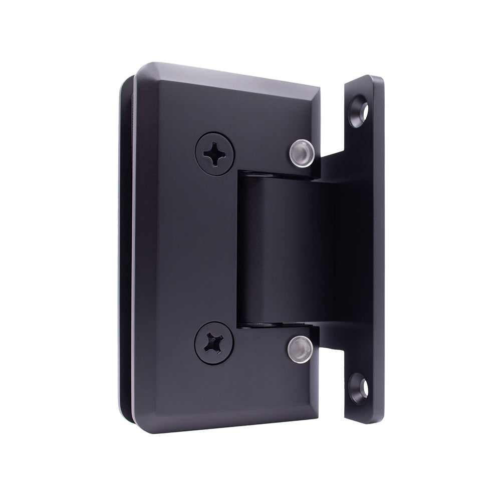4120 - Heavy-Duty Adjustable Hinge with H-backplate, Beveled Edge
