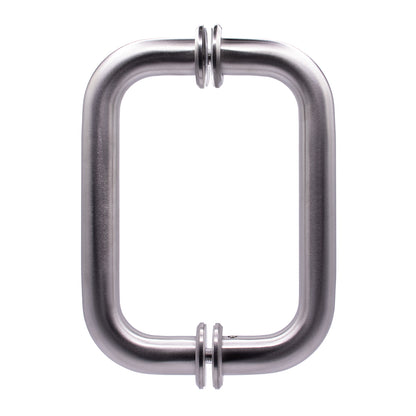 5600 - 6” BTB (Back-to-Back) C-Pull with Washers, Brass Fastener