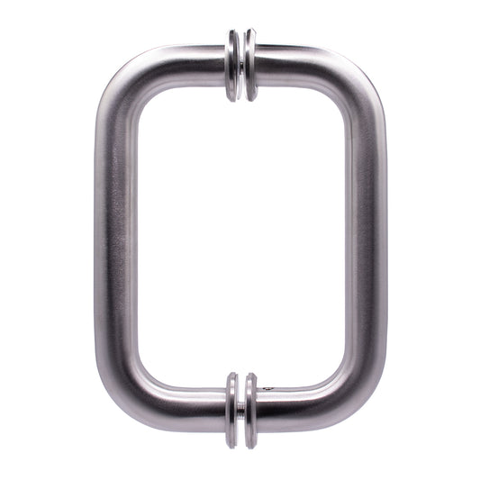 5600 - 6” BTB (Back-to-Back) C-Pull with Washers, Brass Fastener