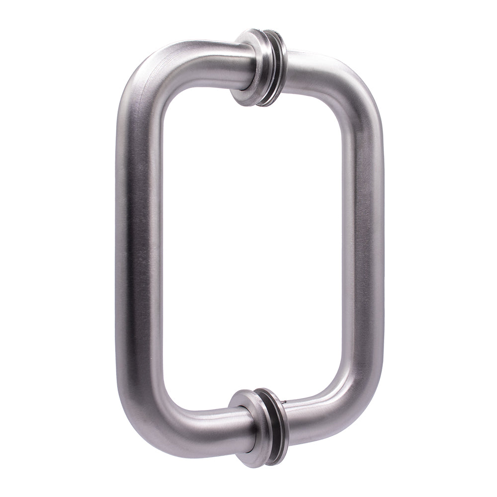 5600 - 6” BTB (Back-to-Back) C-Pull with Washers, Brass Fastener