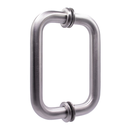 5600 - 6” BTB (Back-to-Back) C-Pull with Washers, Brass Fastener