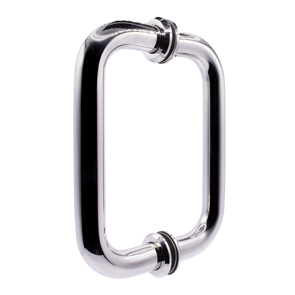 5600 - 6” BTB (Back-to-Back) C-Pull with Washers, Brass Fastener