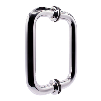 5600 - 6” BTB (Back-to-Back) C-Pull with Washers, Brass Fastener