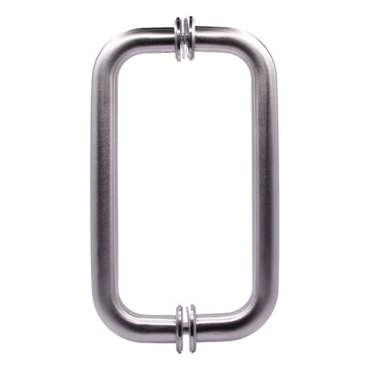 5800 - 8” BTB (Back-to-Back) C-Pull with Washers, Brass Fastener