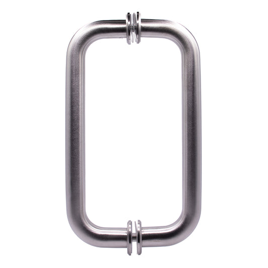 5800 - 8” BTB (Back-to-Back) C-Pull with Washers, Brass Fastener