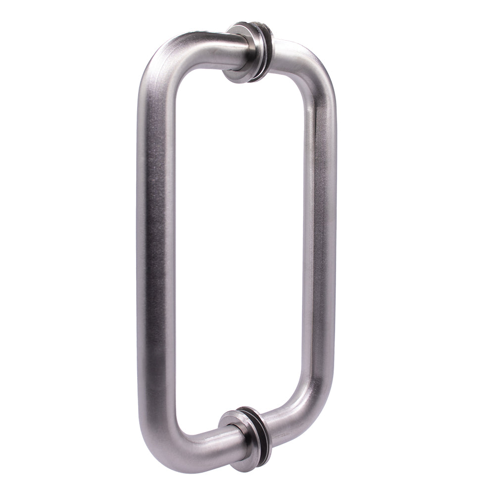 5800 - 8” BTB (Back-to-Back) C-Pull with Washers, Brass Fastener