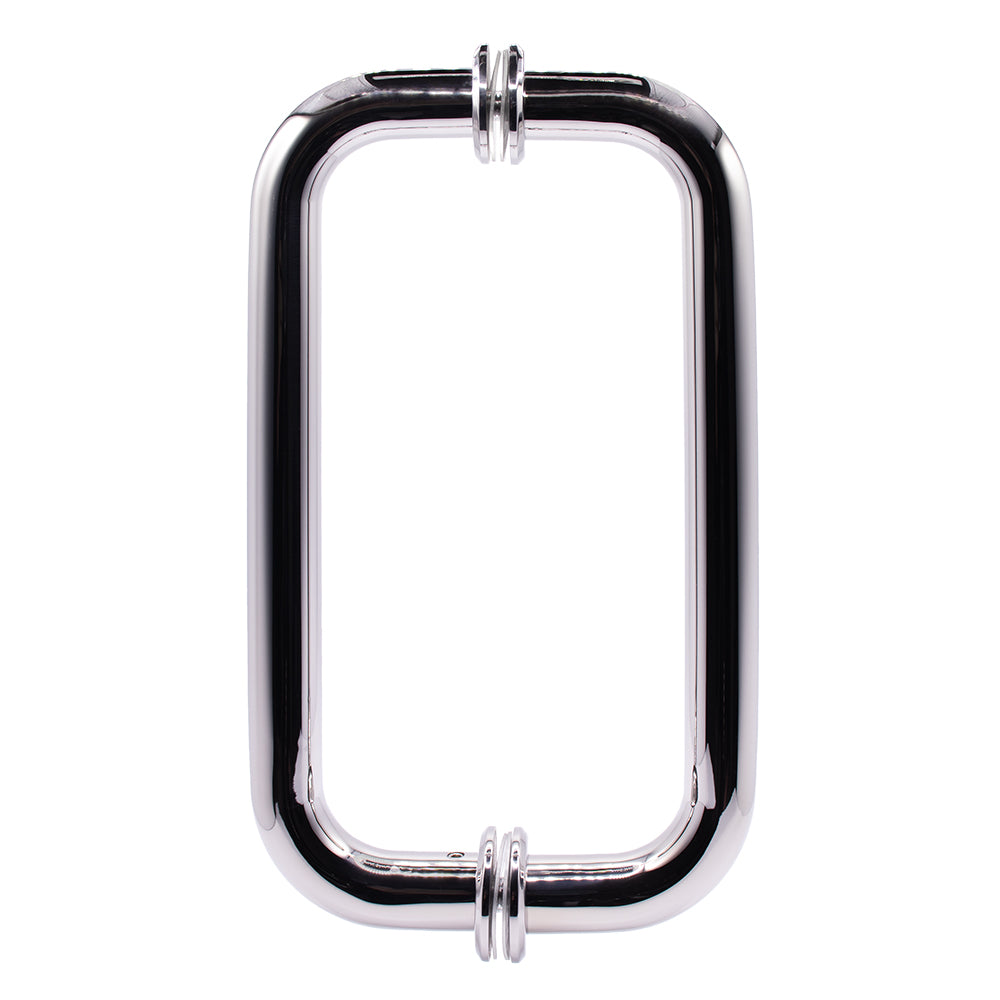 5800 - 8” BTB (Back-to-Back) C-Pull with Washers, Brass Fastener