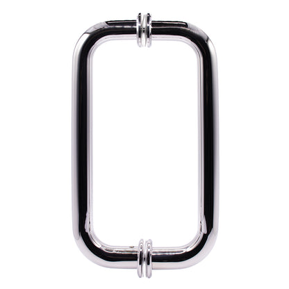 5800 - 8” BTB (Back-to-Back) C-Pull with Washers, Brass Fastener