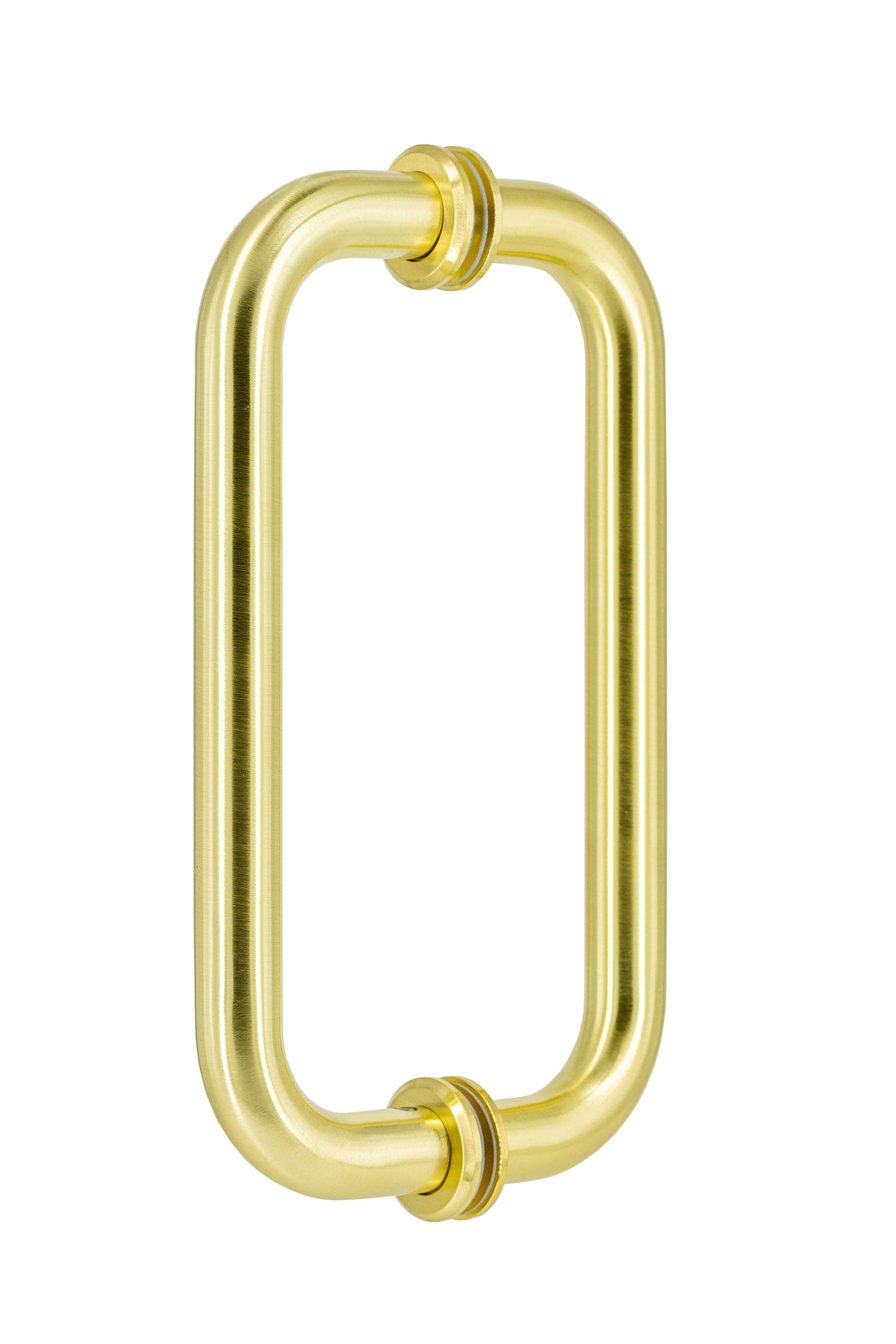 5800 - 8” BTB (Back-to-Back) C-Pull with Washers, Brass Fastener