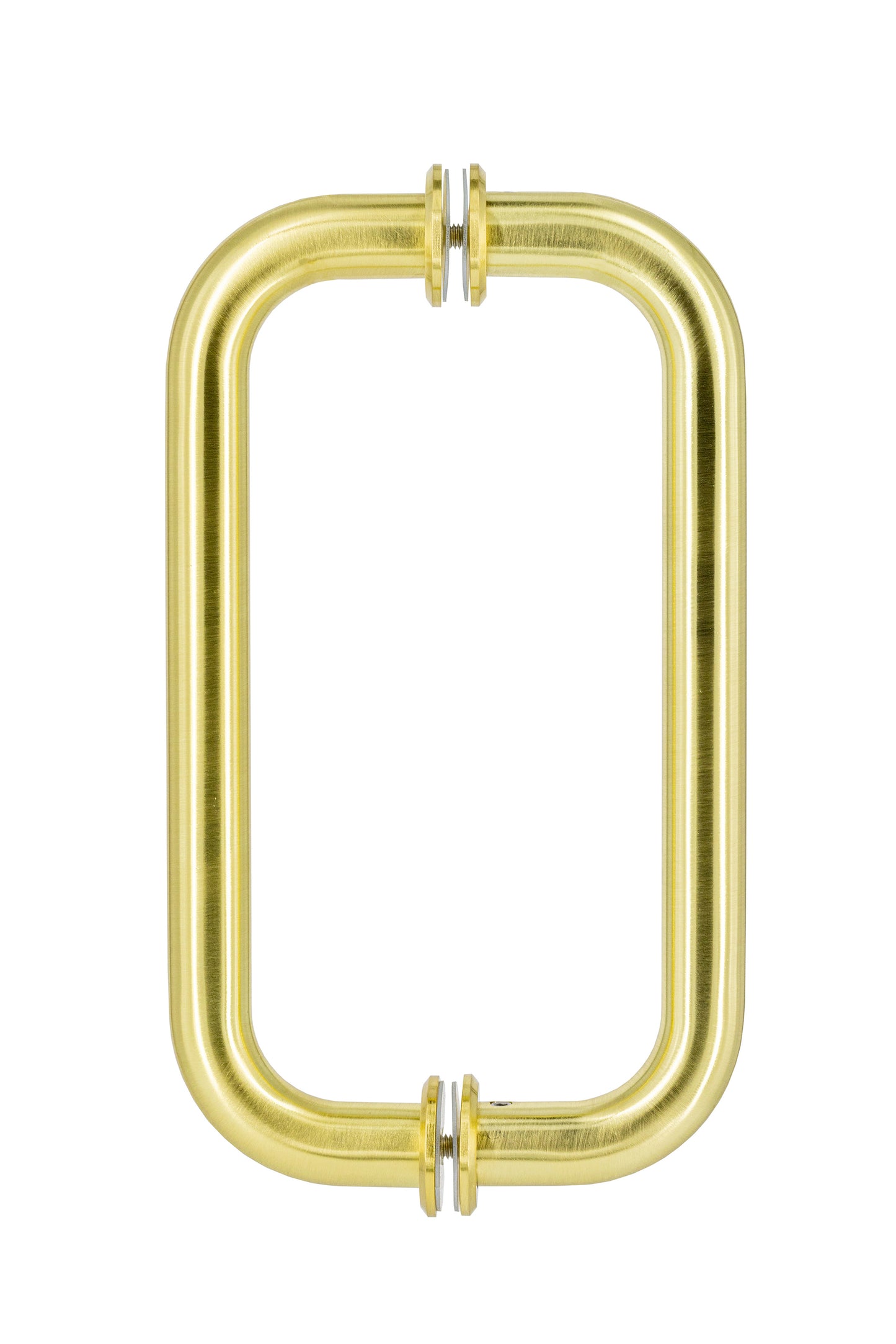 5800 - 8” BTB (Back-to-Back) C-Pull with Washers, Brass Fastener