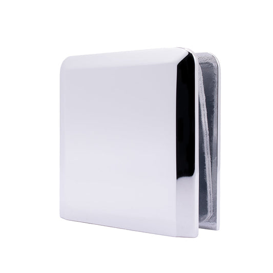 8020 - Fixed Panel U-Glass Clamp (Hole-in-Glass), Beveled Edge (100 Pack)