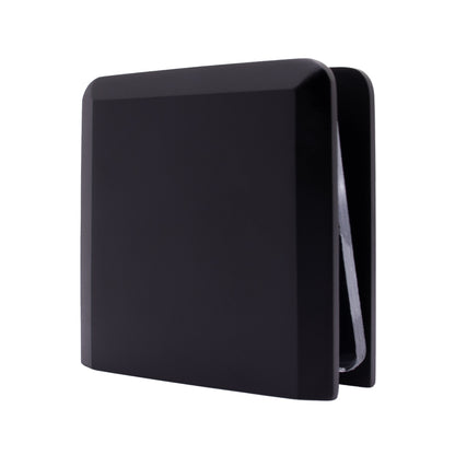 8020 - Fixed Panel U-Glass Clamp (Hole-in-Glass), Beveled Edge