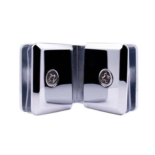 809012 - 90° Glass-to-Glass Clamp, Beveled Edge