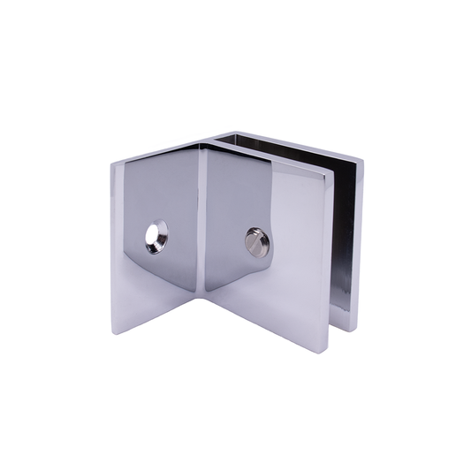 8701 - HD Wall Mount Glass Clamp w/Leg, Straight Edge